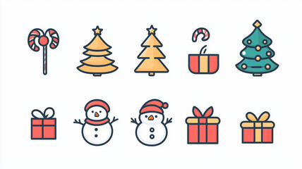 Christmass icon set