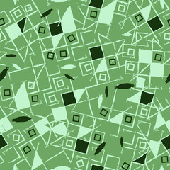 Uneven Geometrical Square Pattern With textures 