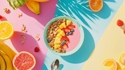 Colorfull breakfast
