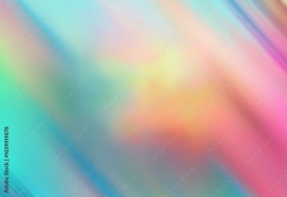 Aufkleber Abstract background with blurred pastel colors and diagonal lines.