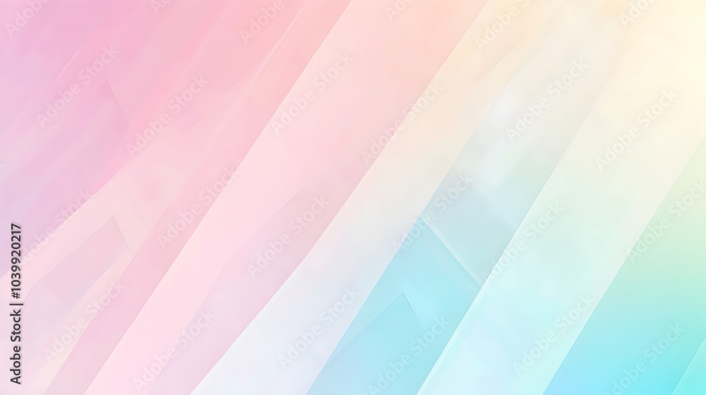 Poster soft pastel gradient background with ample copy space for modern and light design