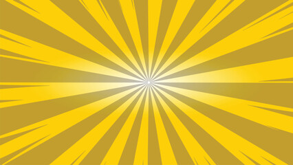 Black and yellow sunburst abstract background design vector with dotted