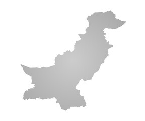 Pakistan administrative map. province map of Pakistan, blank Map, empty map of Pakistan. pak, pk