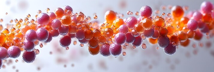 Detailed digital showcasing the intricate molecular structures and compositions of DNA and RNA,the...