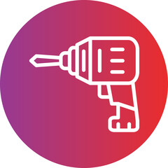 Drill vector icon style