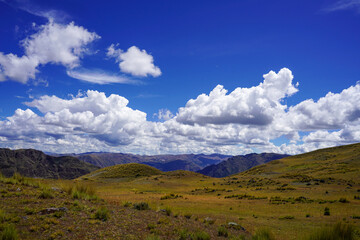 Andean Mountainscape in Sacred Valley, Peru