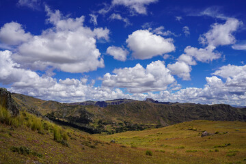 Andean Mountainscape in Sacred Valley, Peru