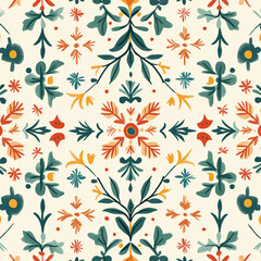 Vibrant Floral Pattern Design