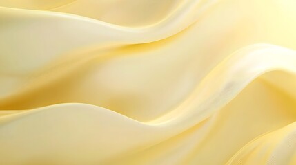 Obraz premium Soft Monochrome Minimal Abstract Background with Smooth Pale Yellow Gradient