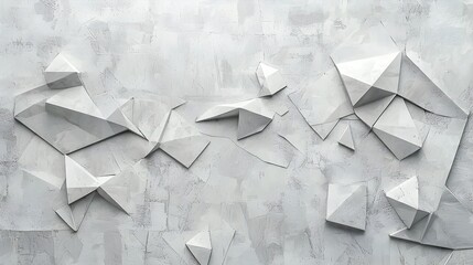 Subtle Geometric Patterns on Faint Grey Minimalist Background