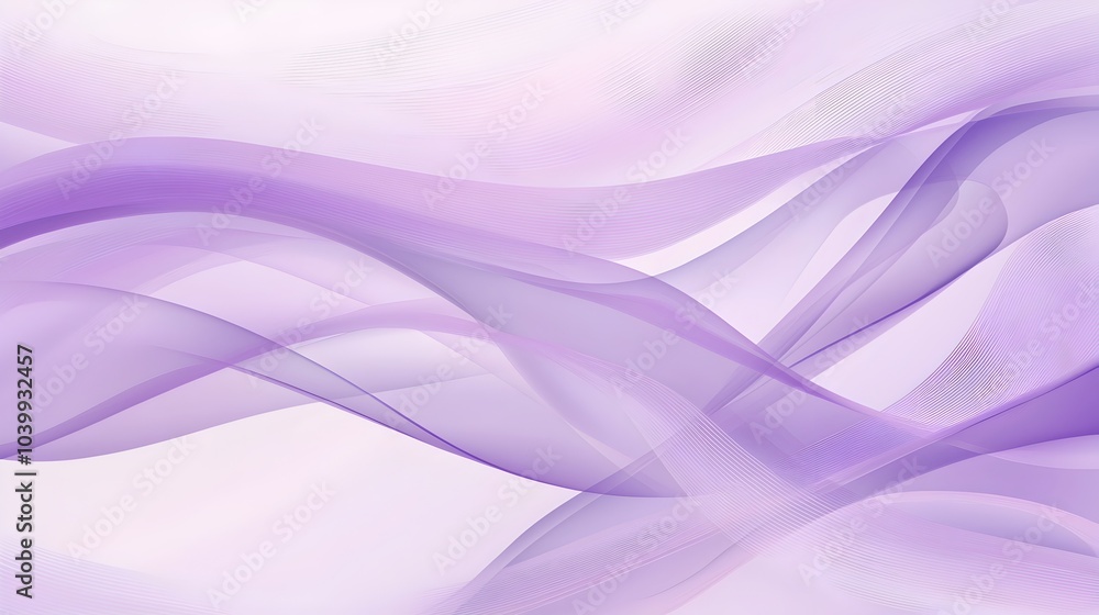 Poster smooth lavender gradient background with flowing minimal aesthetic