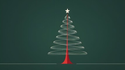minimal christmas tree 