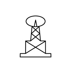 network antenna tower icon