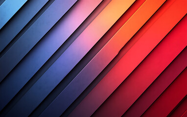 Obraz premium Red and Blue Diagonal Lines on Navy Gradient