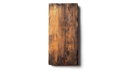 Fototapeta premium Vertical Blank Wooden Sign with Clean Lines and Natural Grain