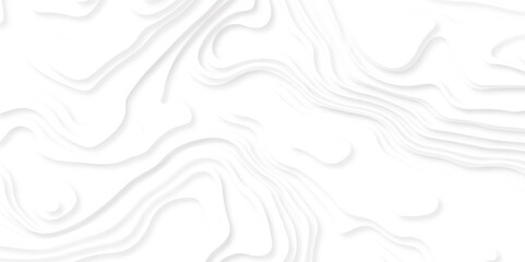 3D papercut banner of gradient white paper layers. Vector background design of horizontal abstract smooth origami shape paper cut, flowing liquid