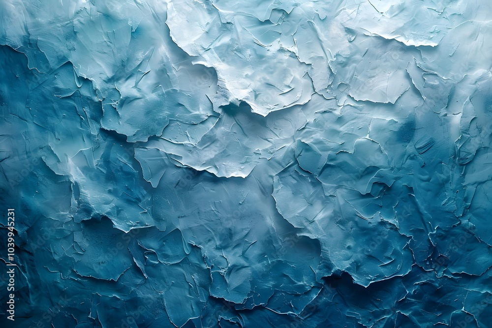 Poster textured blue abstract background with layered patterns