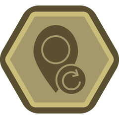 Refresh Location Icon Design