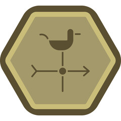 Weather Vane Icon Design