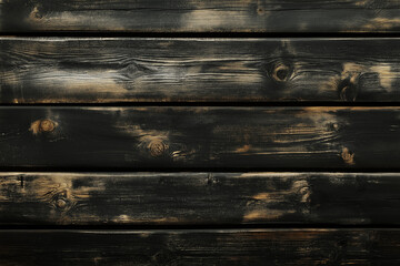 Dark wood background with black wooden board frame