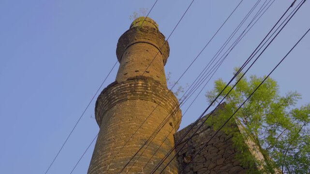 Minaret structure of Indian fort