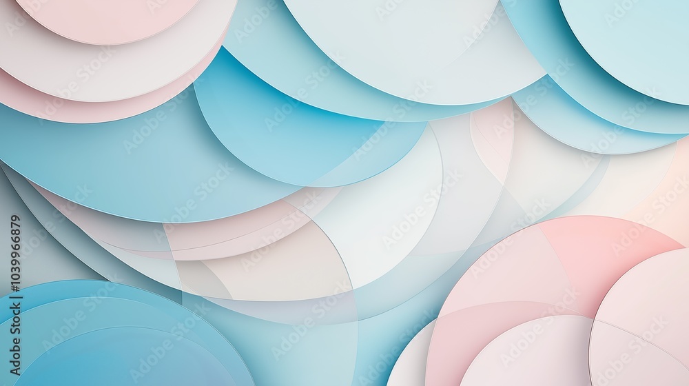Poster abstract geometric background in multicolored pastel shades and minimalistic style. details and arch