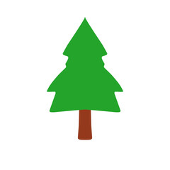 Christmas Pine Tree Illustration