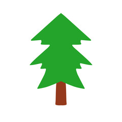 Christmas Pine Tree Illustration