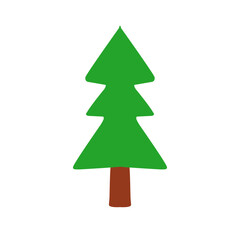 Christmas Pine Tree Illustration