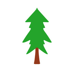 Christmas Pine Tree Illustration