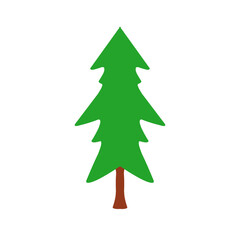 Christmas Pine Tree Illustration