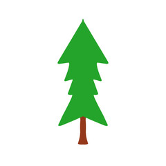 Christmas Pine Tree Illustration