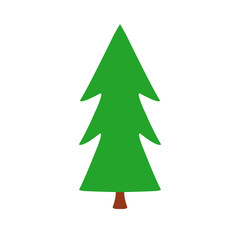 Christmas Pine Tree Illustration