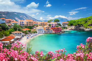 Assos village in Kefalonia, Greece