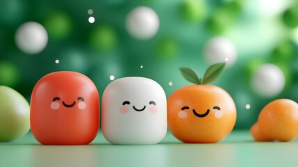 Vibrant Abstract Geometric Icons   Striking Modern Digital 3D Art for Creative Design and Visual Branding