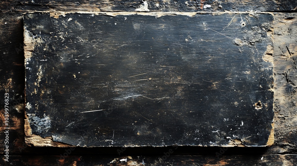 Poster old retrostyle image a dirty grunge effect displaying scratches and dust on the surface featuring a 