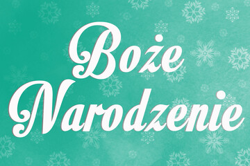 Boże Narodzenie