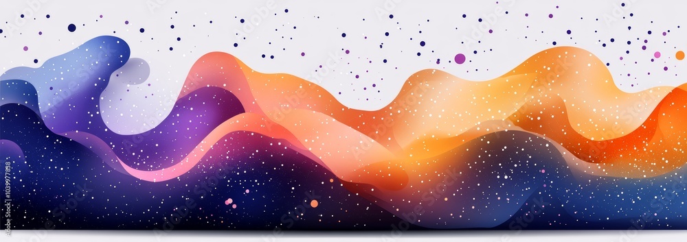 Poster abstract holographic blur spot. cameleon y2k aura gradient texture shape. soft geometric blend graph