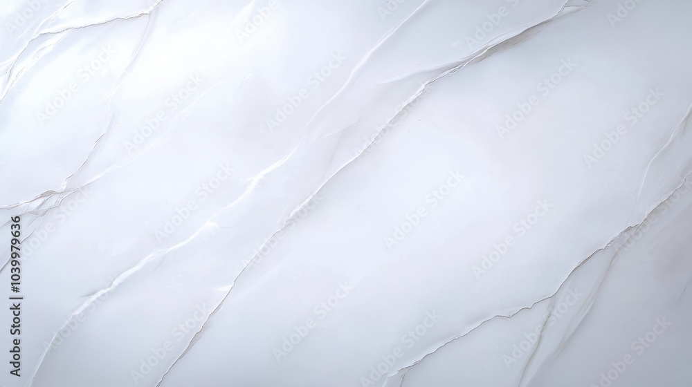 Poster classic white marble background with elegant grey veining, ideal for creating a timeless and sophist