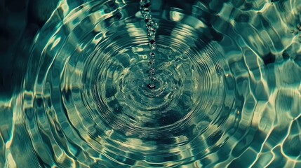 Ripple Effect on Calm Water Surface