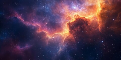 Fototapeta premium Colorful Nebula Formation