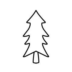 Pine Tree Outline