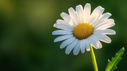 Obraz premium Daisy glow capturing nature's beauty