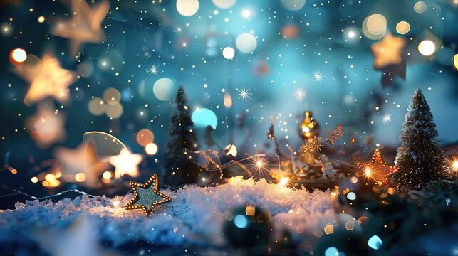 Dreamy Starlight - a mesmerizing and ethereal visual. The starlit backdrop creates a tranquil and enchanting atmosphere.