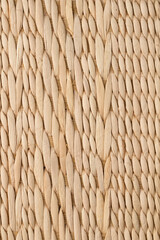 woven bamboo mat, footrest, natural texture