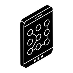 Perfect design icon of pattern Lock 