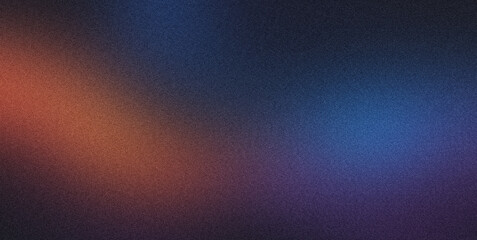 Fototapeta premium Abstract background with a grainy gradient fading from red to blue