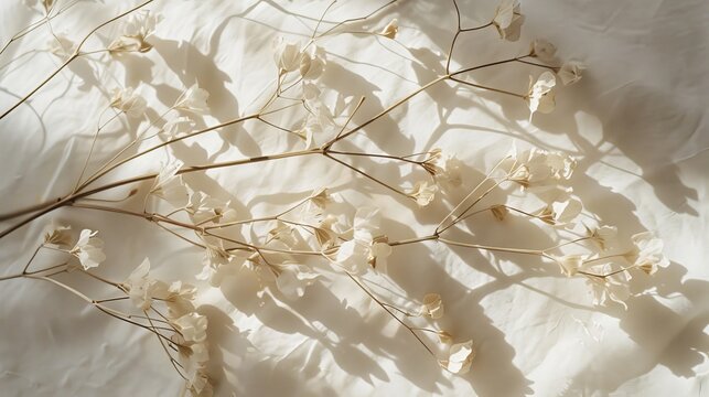 Mindfulness Life with Dried Flowers &ndash; Minimalist Meditation Decor in Natural Tones, 300 DPI