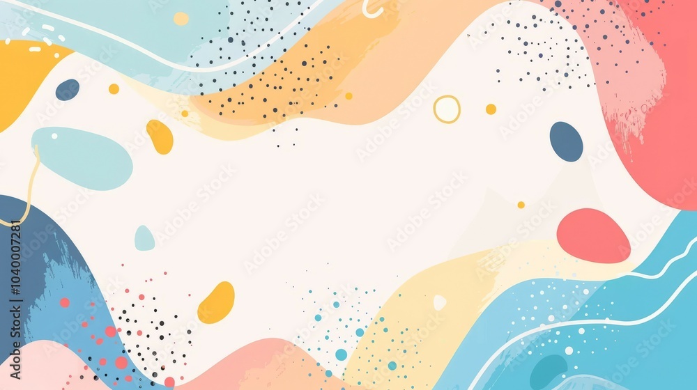 Aufkleber abstract colorful shapes background. a vibrant and playful abstract background with colorful shapes 