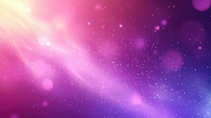 Obraz premium Abstract background with pink, purple, and white colors, featuring a light beam and bokeh effects.